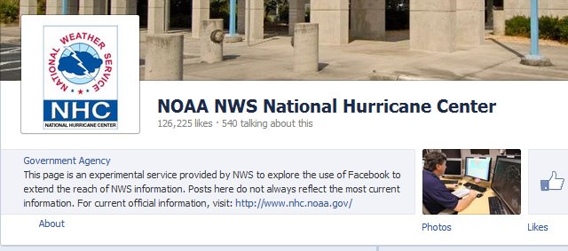 NOAA NWS NHC Facebook